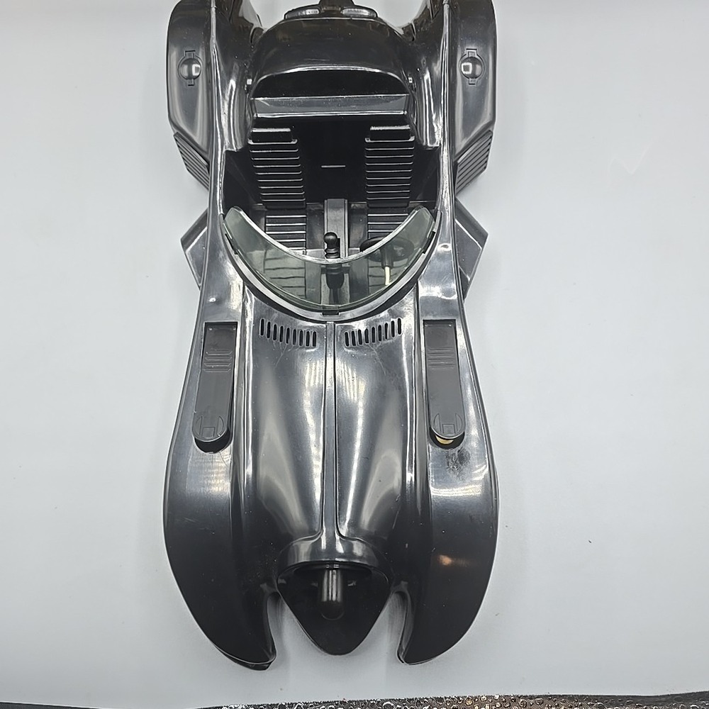 1989 Toy Biz Batman Batmobile w/ Rocket Launcher + Armor Cocoon & Box - Picture 7 of 16